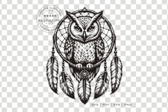 Owl Dreamcatcher SVG Product Image 3