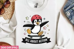 All About Action PNG, Cute Animal Sublimation PNG Product Image 3