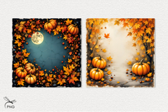Halloween pumpkins digital paper Product Image 3