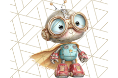 Robot Clipart, Soft Realistic Full Body Robot PNG Images Product Image 3