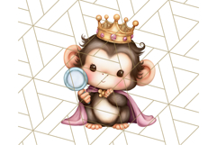 Princess Animal PNG Clipart with Crowns &amp; Royal Accessories Product Image 3