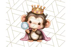 Princess Animal PNG Clipart with Crowns & Royal Accessories Product Image 3