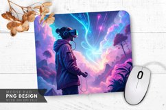 Virtual Reality Dreamscape Mouse Pad PNG Design Product Image 1