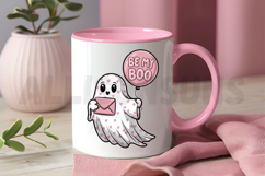 Be My Boo Valentines Ghost Sublimation PNG Product Image 3