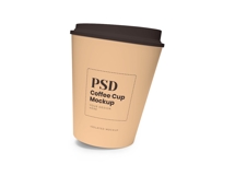 Isolated Takeaway Coffee Cup Mockup Template Bundle Product Image 4