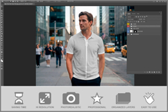Male Polo Shirt Street Product Image 2