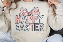 Happy easter PNG, Coquette Easter Day Sublimation PNG Product Image 3