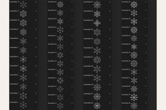 50 Snowflakes Christmas Procreate Stamps Brushes Product Image 3