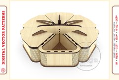 Box Organizer v20 - laser cut file - Glowforge ready SVG Product Image 3