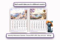 2027 Calendar - Around the World |Watercolor Travel Calendar Product Image 3