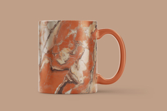 Orange Marble Stone Digital Paper Product Image 3