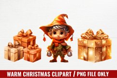 Warm Christmas Clipart Sublimation Product Image 1