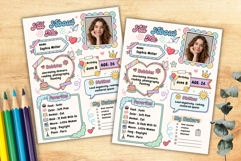 All About Me Canva Template Product Image 3