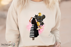 Graduation Sweatshirt PNG Black Girl Grad Balloon Design Product Image 1