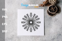 Christmas Ornament | Snowflake Svg Product Image 3