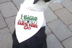 I believe in santa paws SVG, Christmas SVG Product Image 3