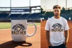 Volleyball brother svg, SVG files for cricut, laser cut file Product Image 2