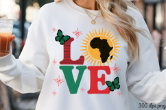 LOVE PNG, Black History Month sublimation Product Image 3