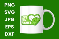 Love Our Planet Sustainability, Save The Planet SVG Product Image 3