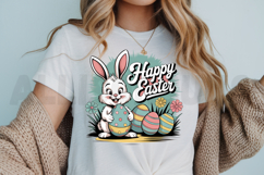 Happy Easter Bunny Sublimation PNG Product Image 3