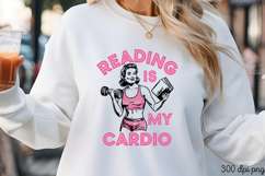 READING IS MY CARDIO PNG Product Image 3