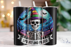 Spooky and Proud Tumbler Wrap | Sublimation | Tumblers Product Image 1