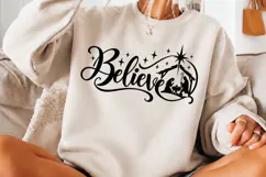Rejoice Nativity Christmas PNG, Christian Rejoice Manger Sce Product Image 3