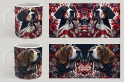 4th Of July | 3D Dog American Patriotic Mug Wrap Product Image 5