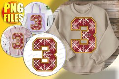 3 Doodle Letter Style Print Creative Christmas Design! Product Image 1
