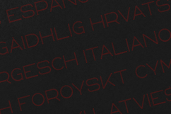 Bosnia Outline Geometric Sans Serif Font Product Image 3