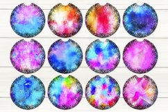 Watercolor | 12 Sublimation car coaster &amp; key chain designs Product Image 3