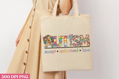 Autism Accept Understand PNG, Autism Sublimation PNG Product Image 1