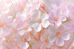 Pink Flowers Background, Spring Background Designs Product Image 3