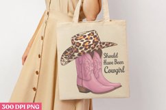 Should have been PNG, Pink Western Sublimation PNG Product Image 1