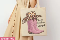 Should have been PNG, Pink Western Sublimation PNG Product Image 1