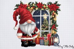 Christmas Festive gnome clipart Bundle PNG Product Image 4