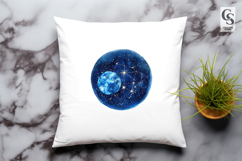 Night Sky Star Moon Clipart Sublimation PNG Product Image 3