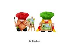 Watercolor Gnome artist, Dwarf Artist Product Image 3