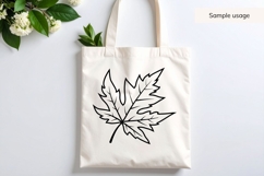 Maple Autumn Leaf Illustration SVG Product Image 3