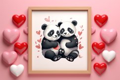 Valentines Day Animal Couple Sublimation, Christmas Clipart Product Image 3