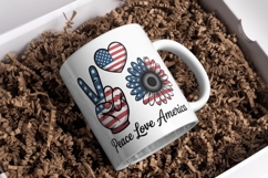 Stars, Stripes &amp; Sunflowers Patriotic Bloom PNG Pack Product Image 3