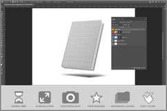 Floating Hardcover Book Product Image 2