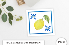 Watercolor Lemons composition png Product Image 3