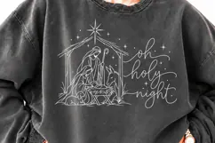 Joy Beneath the Guiding Star PNG, Shepherd and Lamb Christma Product Image 3
