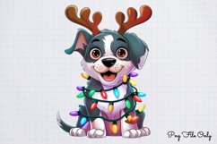 Christmas Dog Clipart Bundle PNG Product Image 7