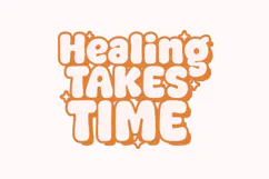 Happy Chunky - Groovy Bubble Font Product Image 3