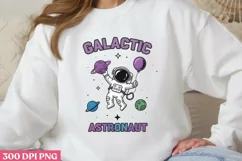 Galactic Astronaut PNG, Astronaut Sublimation PNG Product Image 3