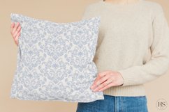 30 Blue Damask Pattern Digital Paper, Pastel Background Product Image 3