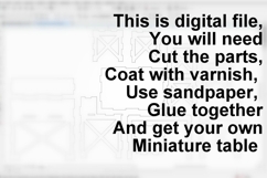 Miniature desk chair digital download, 1:6 scale dollhouse Product Image 3