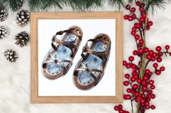 Winter Hiking Clipart Sublimation, Christmas PNG Product Image 3